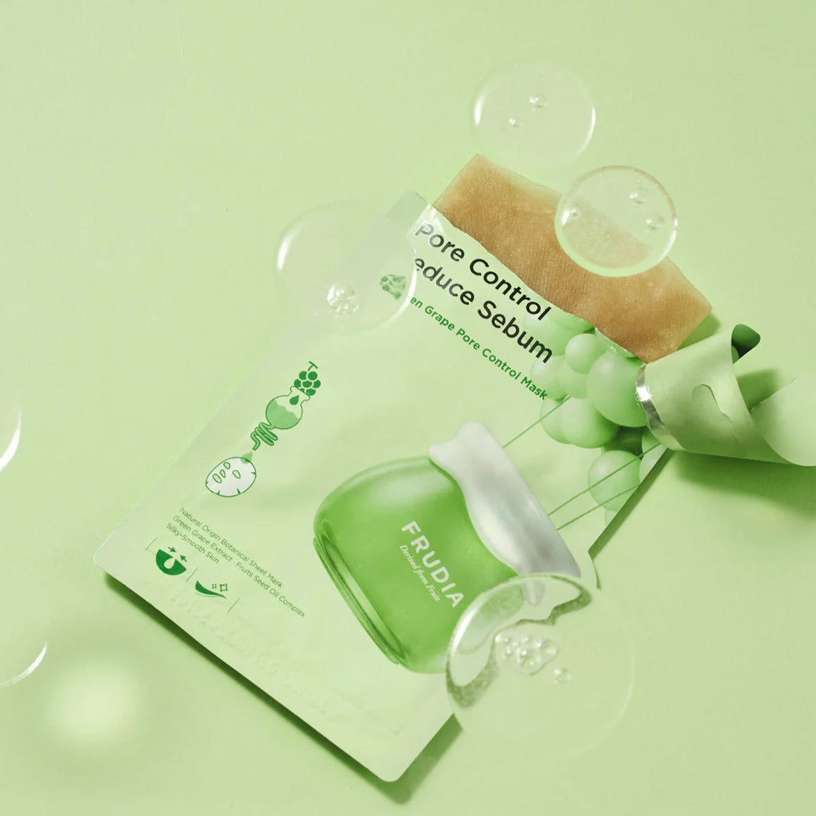 Frudia Maschera viso ai grappoli verdi 🍇