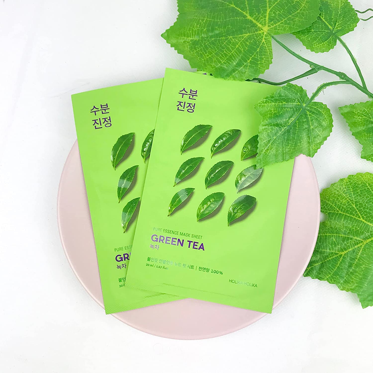 Holika Pure Essence Maschera al Thè verde🍃