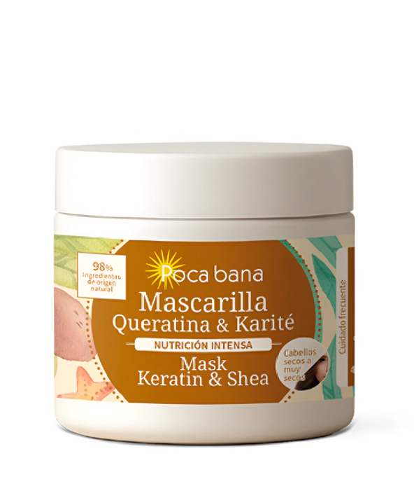 Maschera alla cheratina e burro di karité (400 ml) 🥥