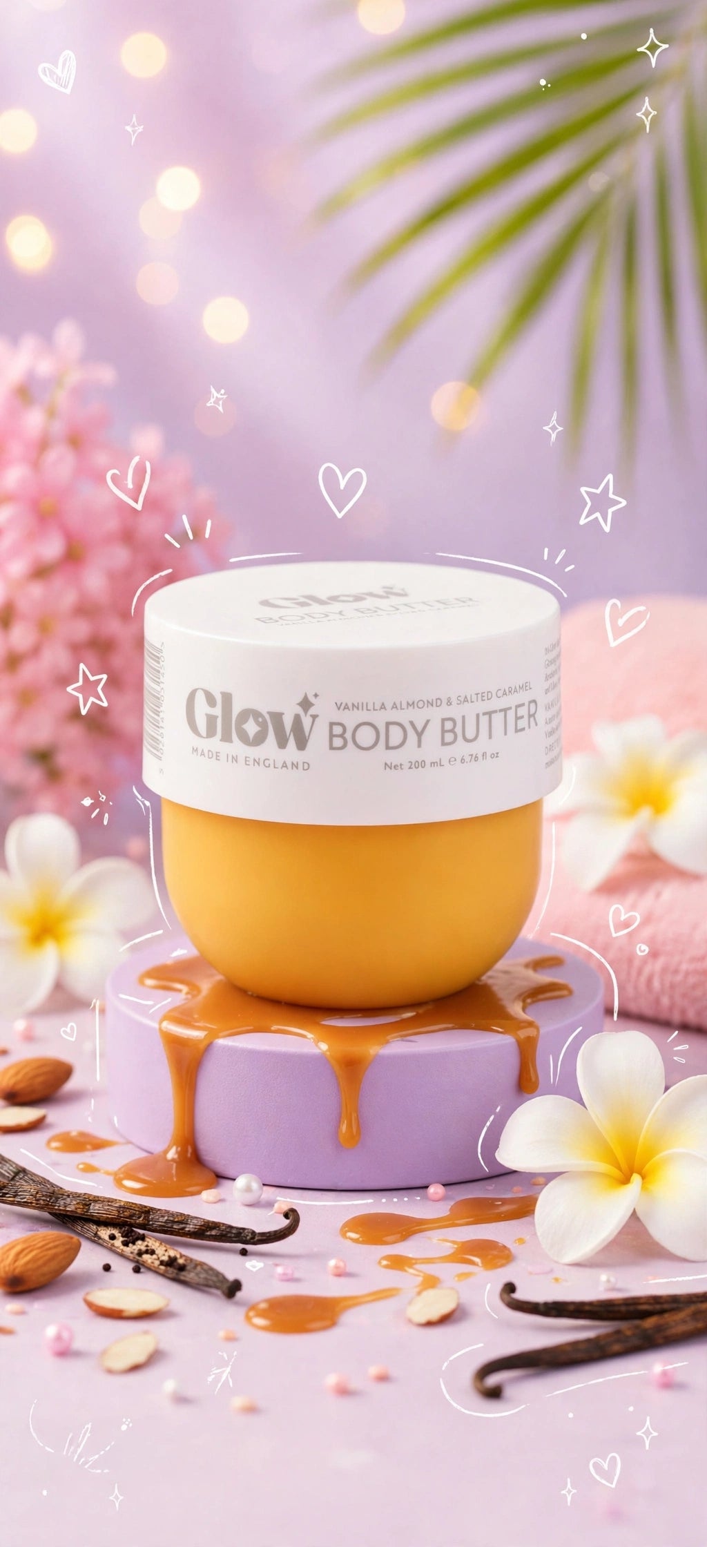 Burro corpo leggero al miele e caramello salato (500ml) 🐝