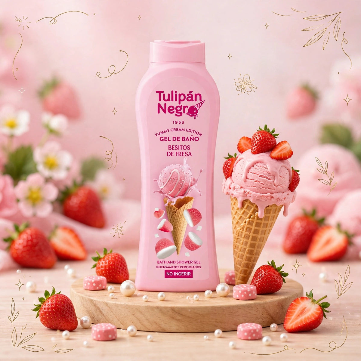 Bagnoschiuma al gelato alla fragola 650 ml 🍓
